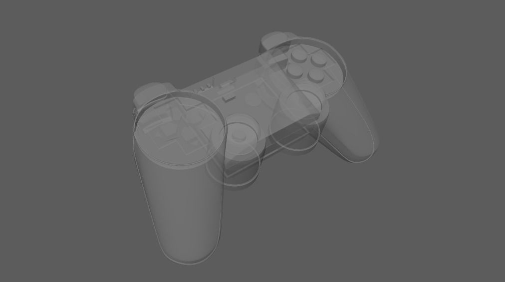 Game Controller - VideoGame 3D Model Low-poly 3D model_4
