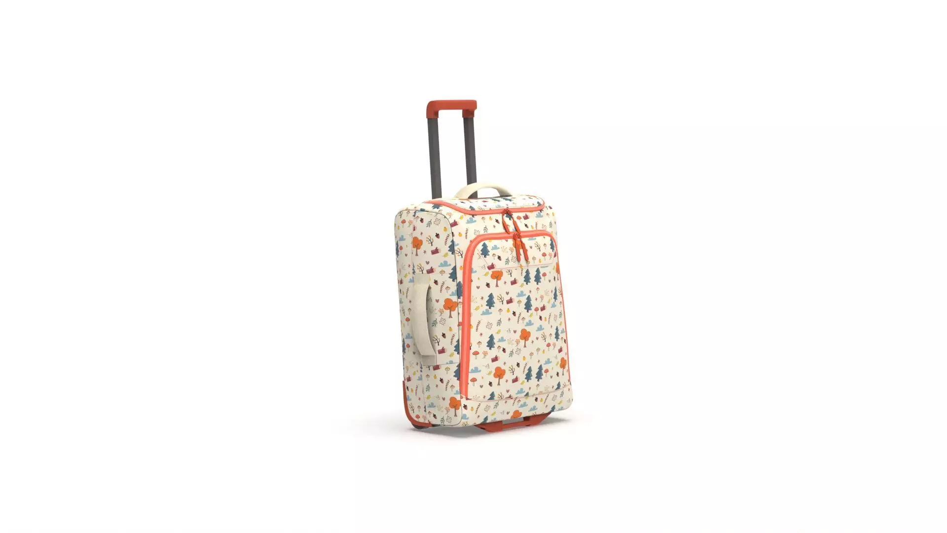 Travel Bag Low-poly 3D model_0