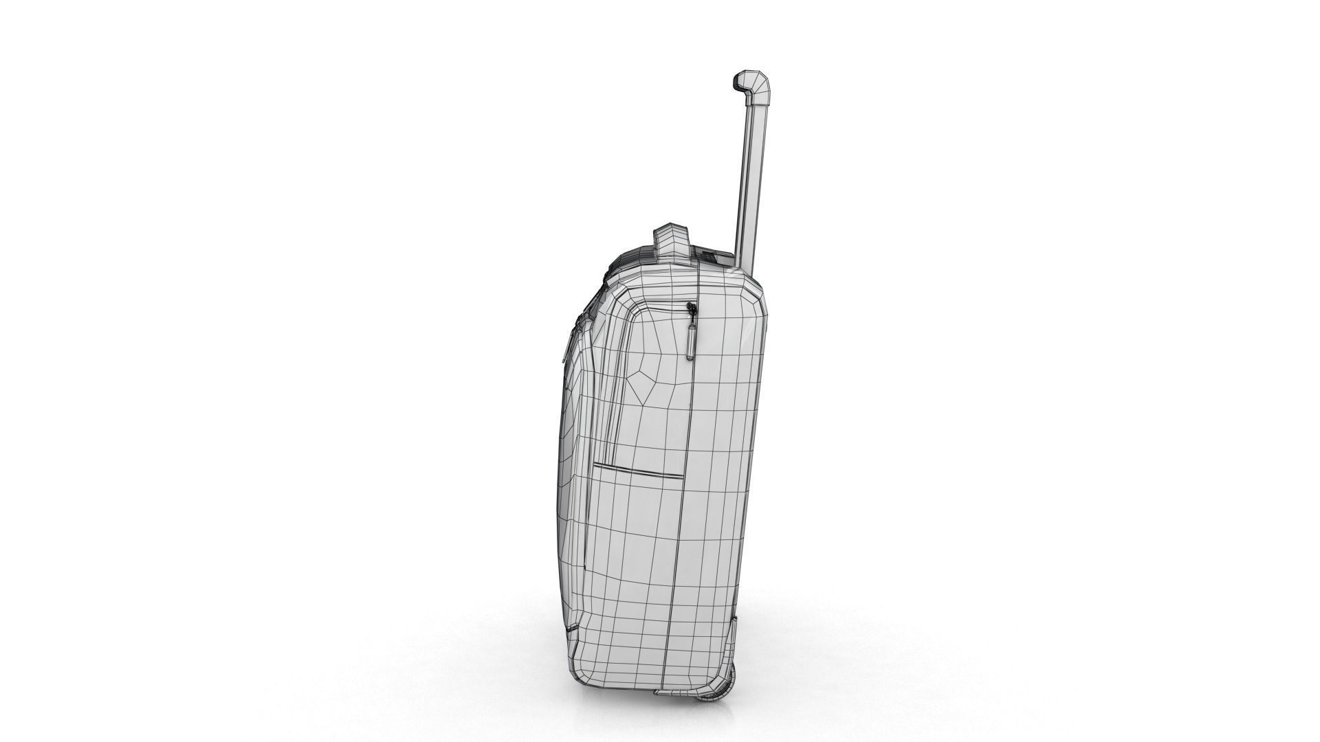 Travel Bag Low-poly 3D model_14