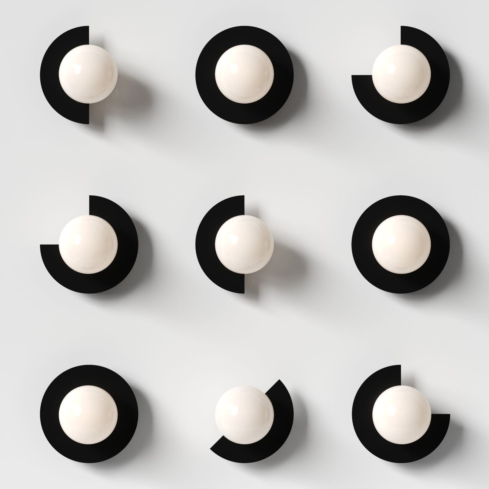 Swedish Ninja Candy circle 180 270 360 3D model_1