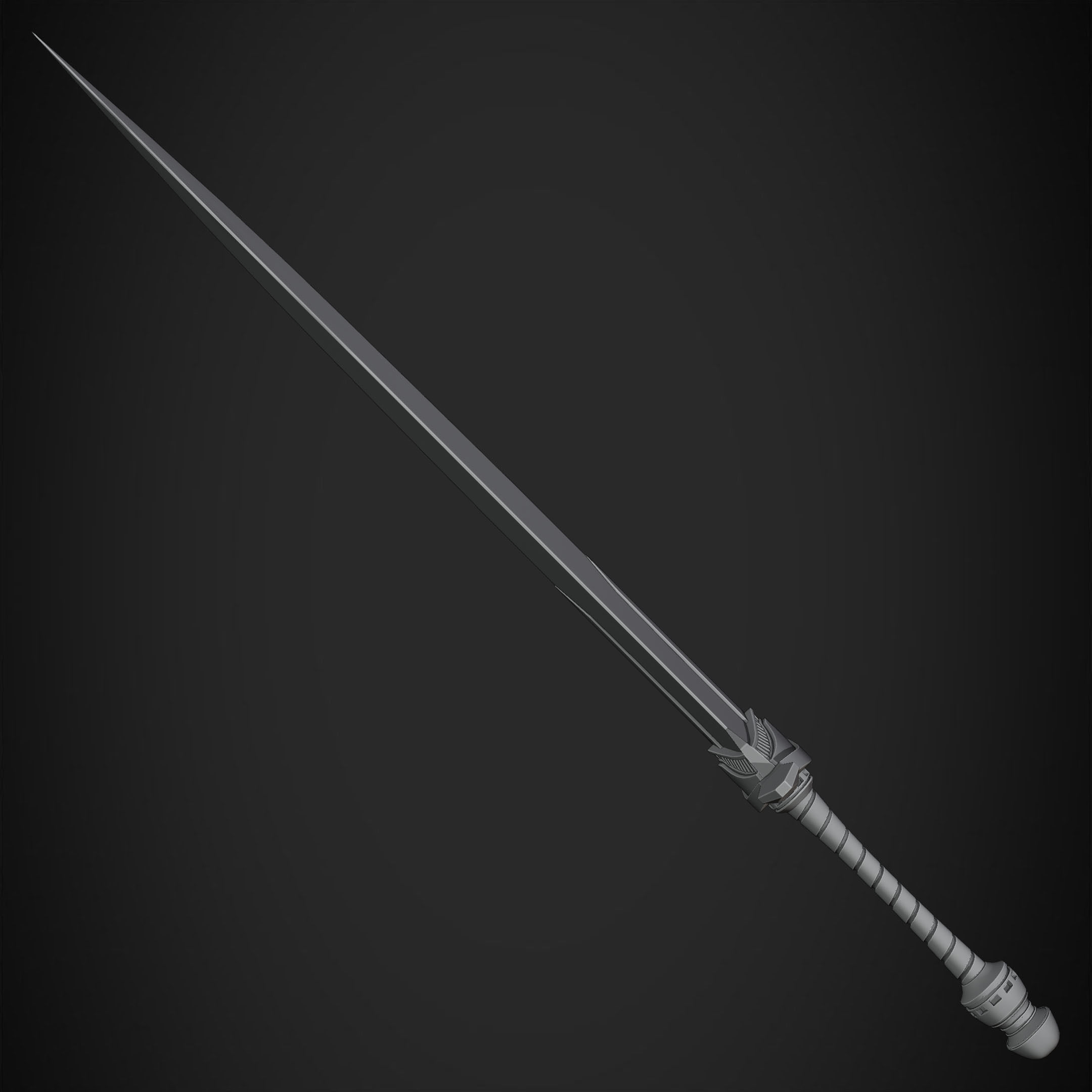 Dark Souls Moonlight GreatSword for Cosplay 3D print model_17