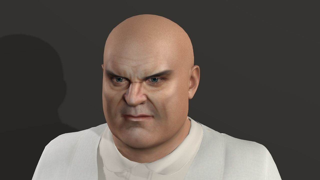 Kingpin Low-poly 3D model_19