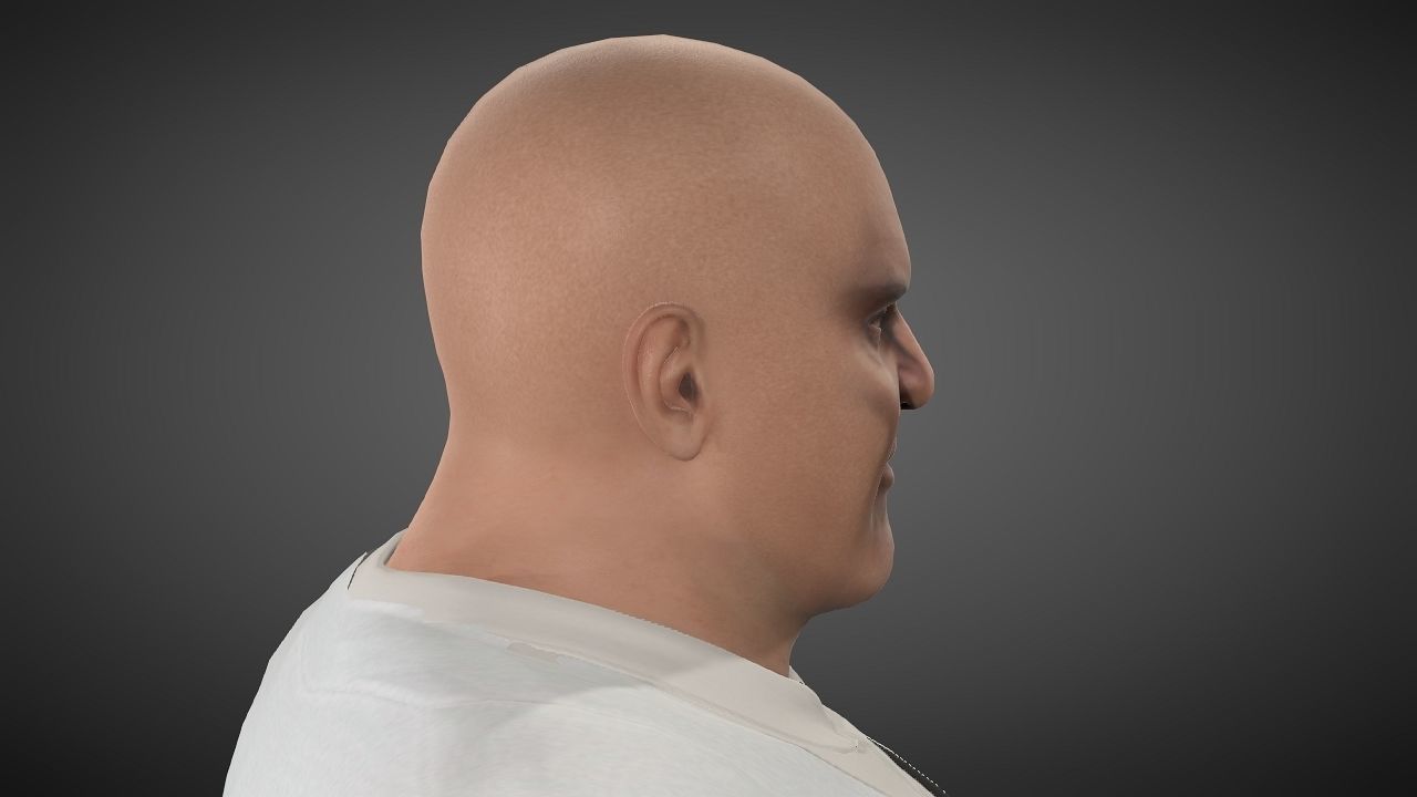 Kingpin Low-poly 3D model_9