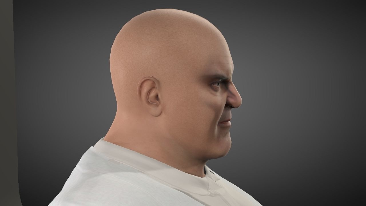 Kingpin Low-poly 3D model_8