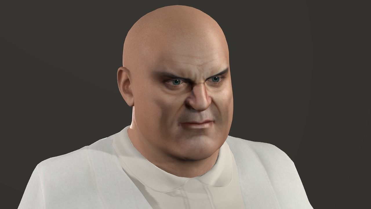 Kingpin Low-poly 3D model_5