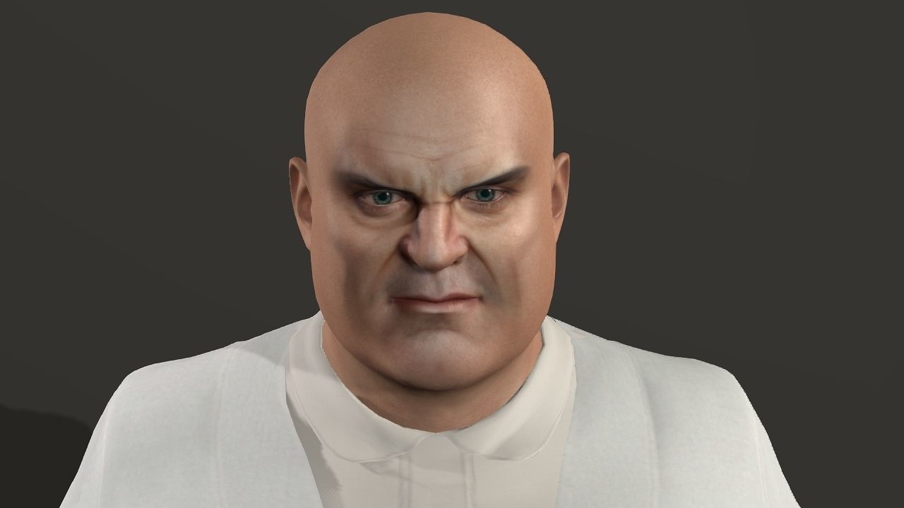 Kingpin Low-poly 3D model_4