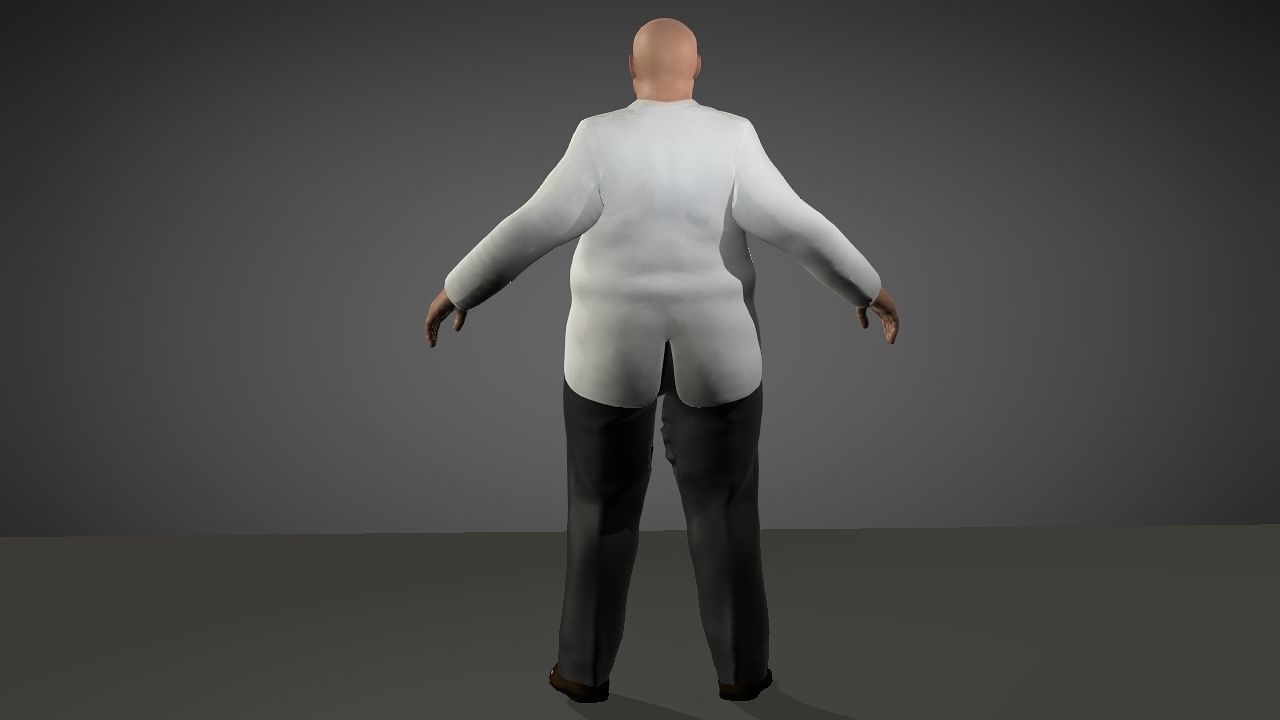 Kingpin Low-poly 3D model_2