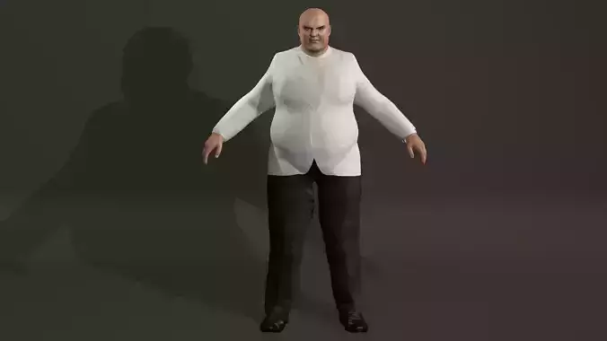 Kingpin Low-poly 3D model