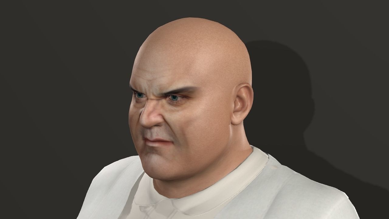 Kingpin Low-poly 3D model_17