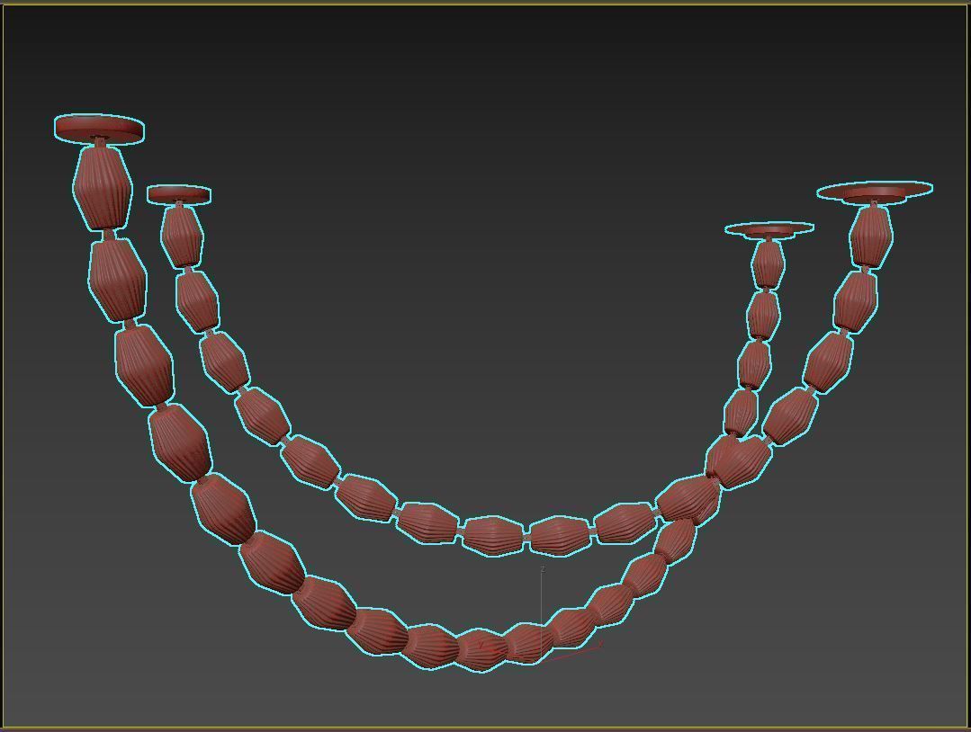 Sean Lavin Collier Pendant Chandelier-003 3D model_5
