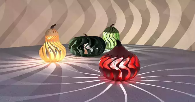 Pumpkin light Airliner