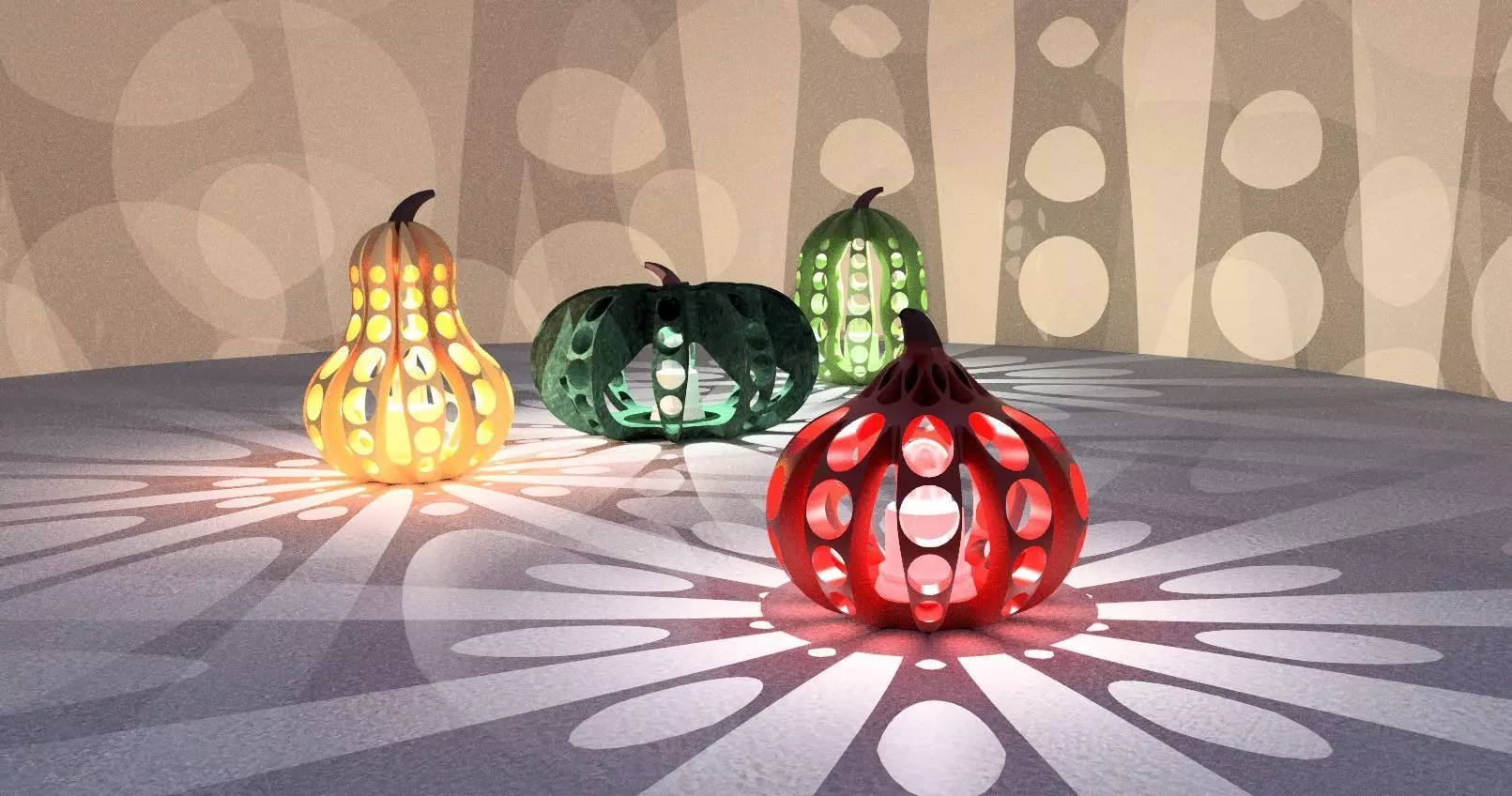 Pumpkin light Banana Split 3D print model