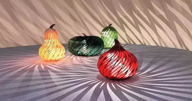 Pumpkin light Double Swirl