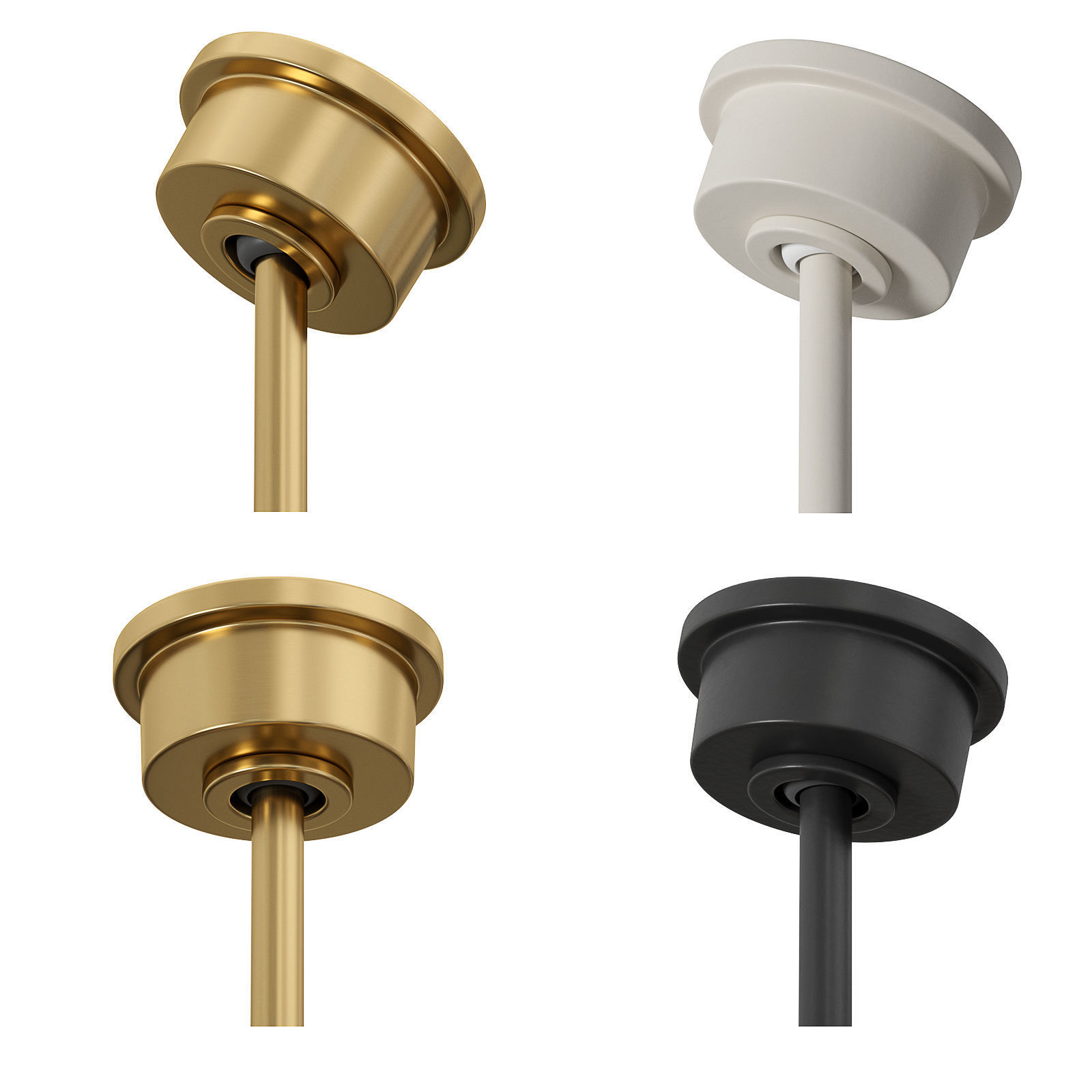 Rejuvenation Condor Modern LED Ceiling Fan Low-poly 3D model_22