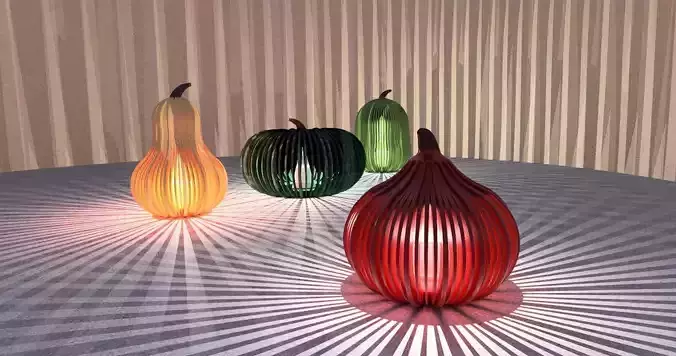 Pumpkin light Thinning Out 3D print model