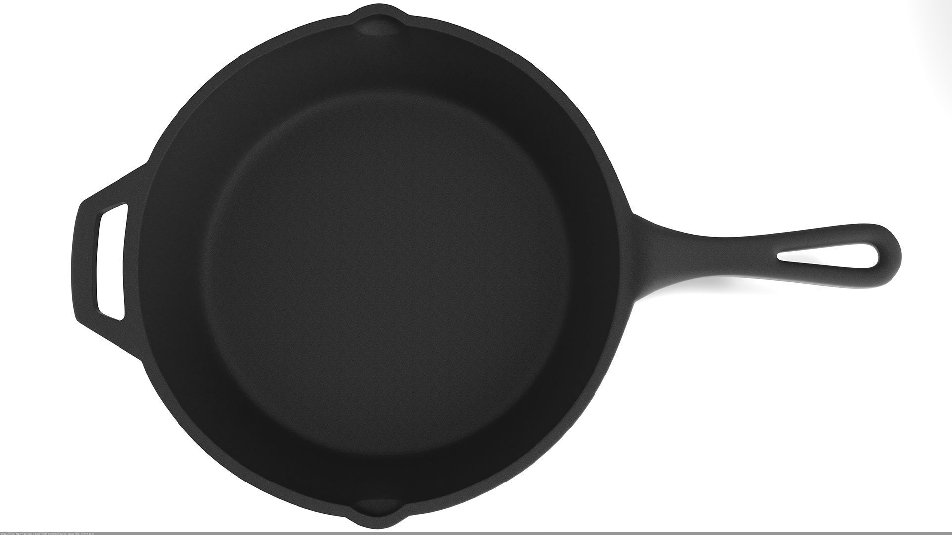 Frypen Low-poly 3D model_2