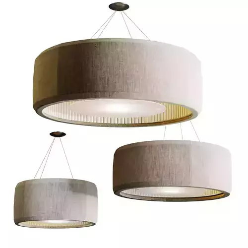Luceplan Silenzio Hanglamp Low-poly 3D model