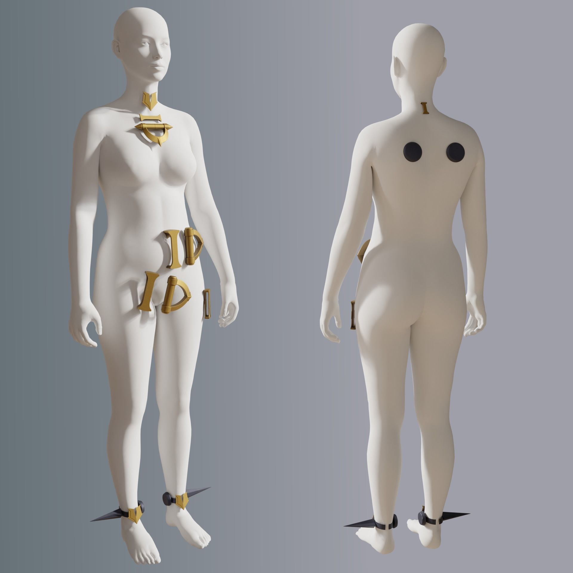 BRIAR accessories League of Legends wild rift COSPLAY 3D print model_5