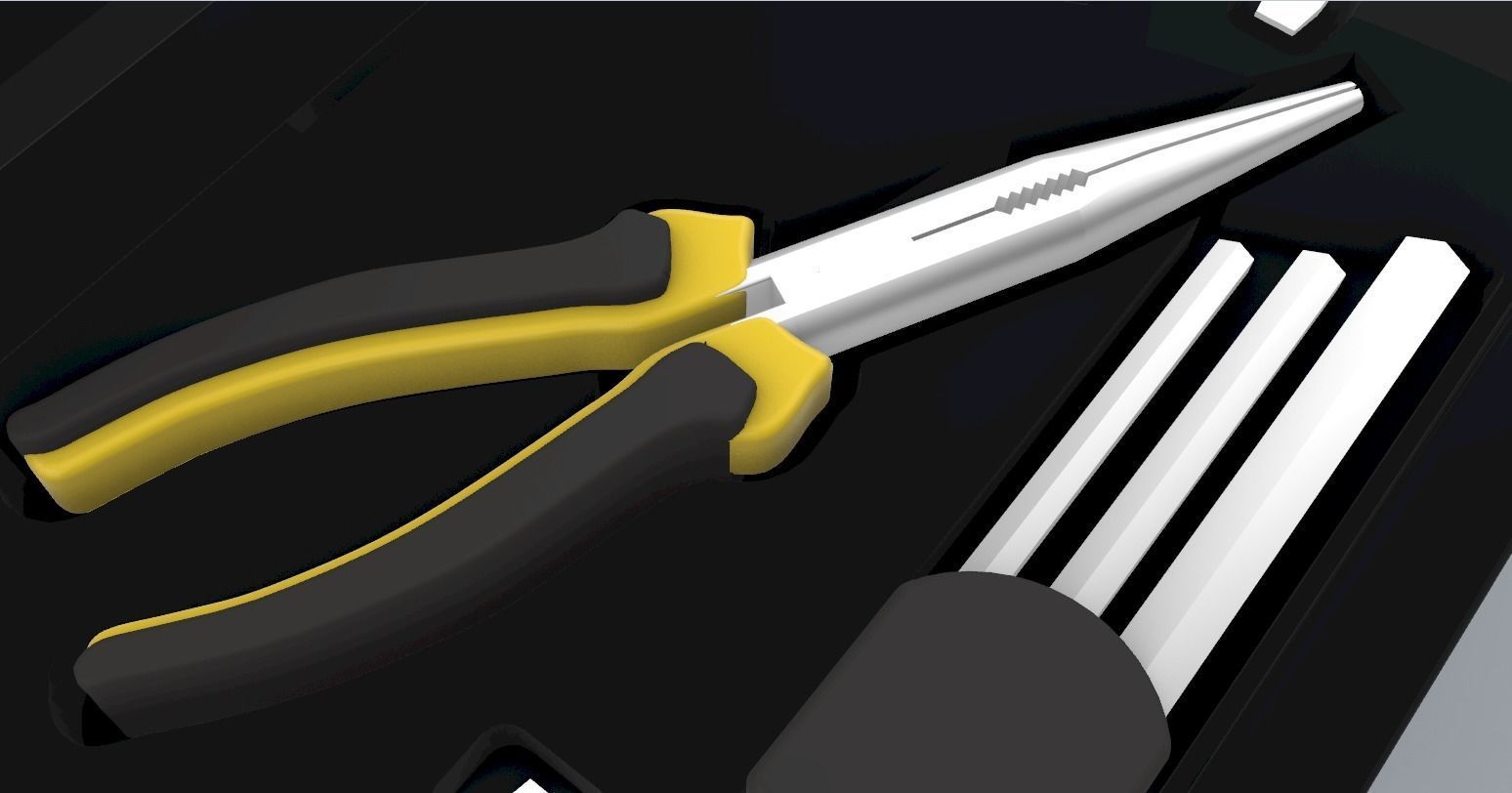 Toolbox With Tools PM 3D print model_4