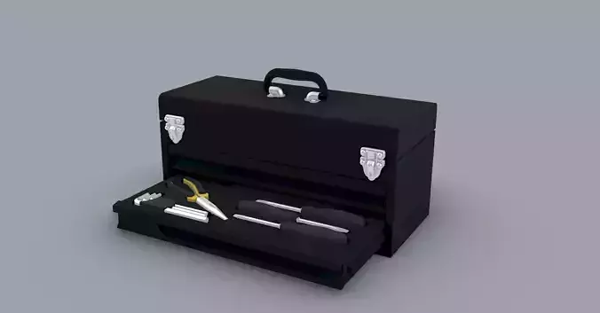Toolbox With Tools PM 3D print model