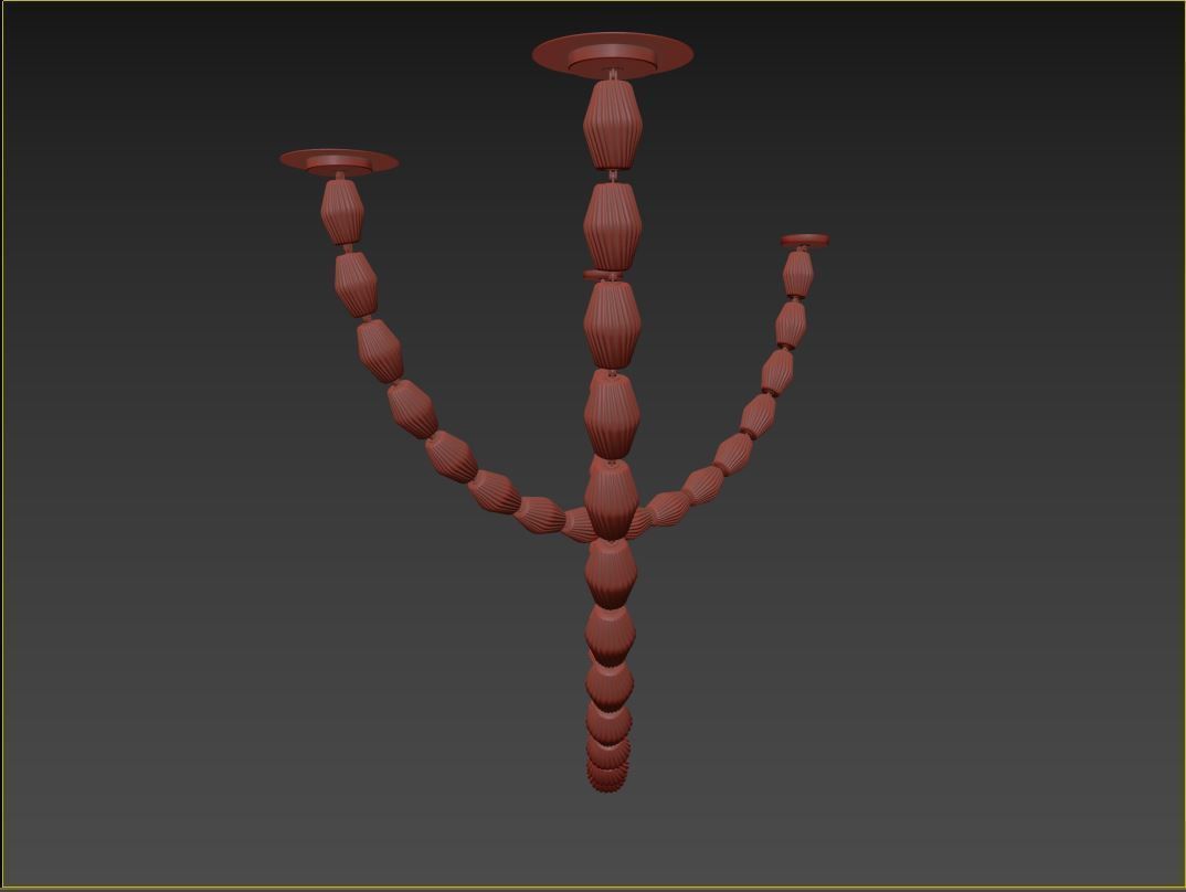 Sean Lavin Collier Pendant Chandelier-004 3D model_4