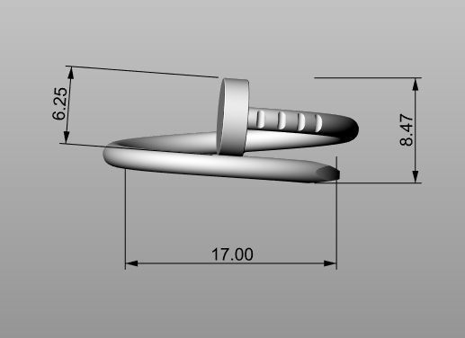 Ring JUSTE 2 3D print model_15