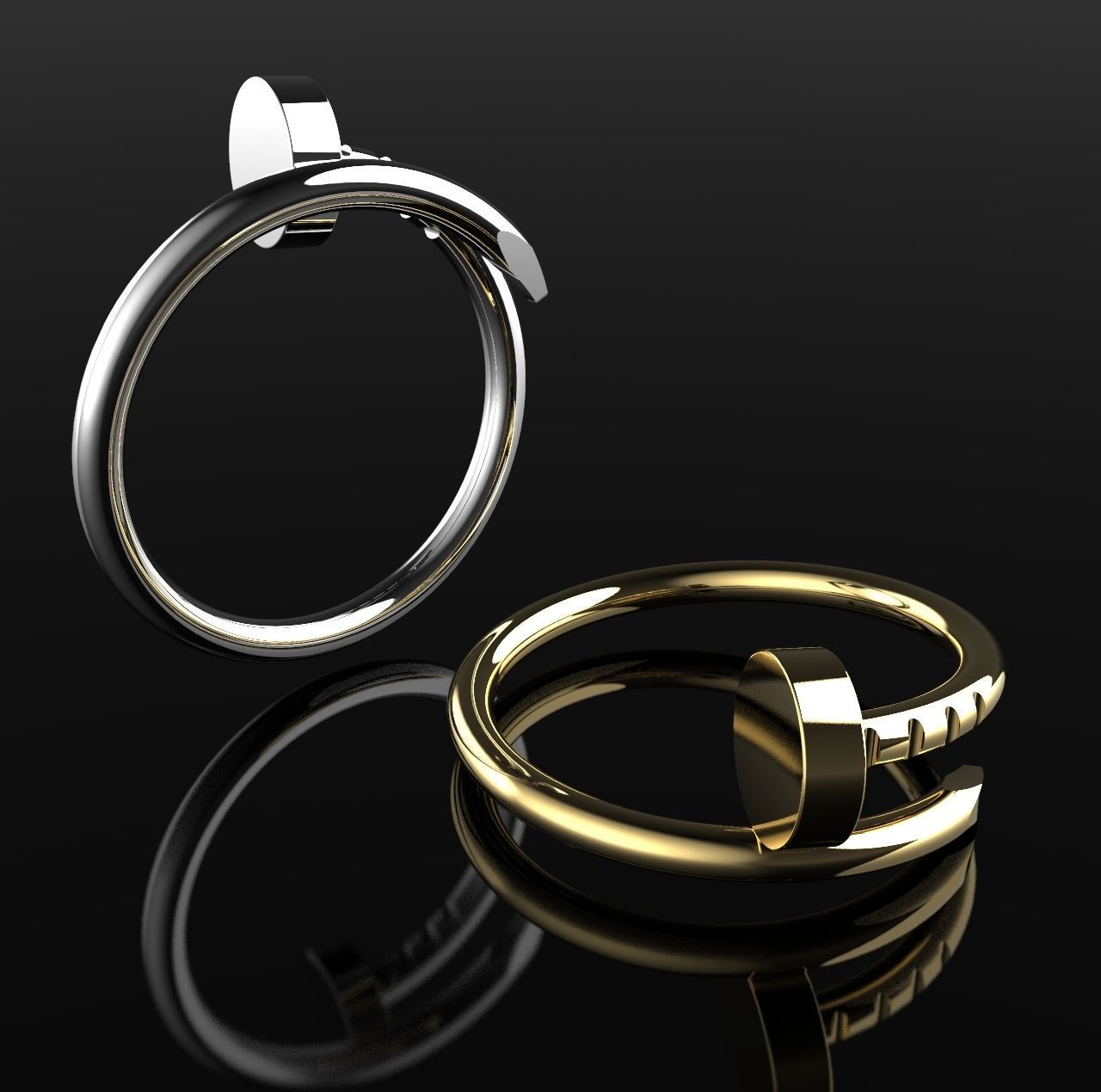 Ring JUSTE 2 3D print model_13