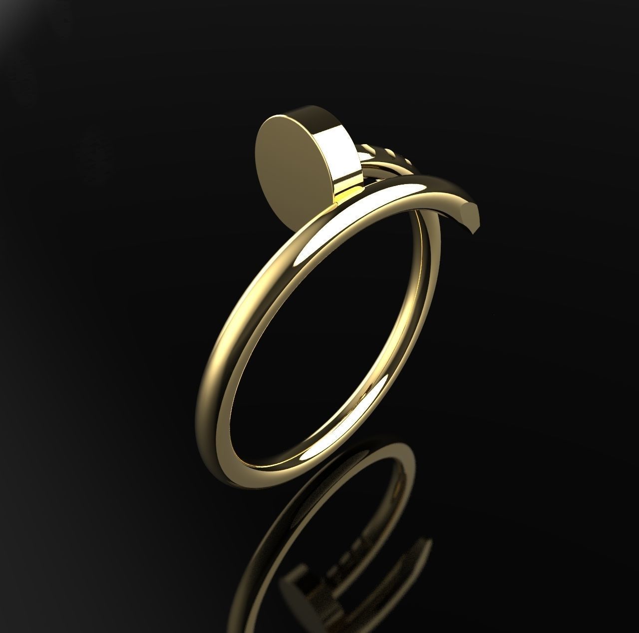 Ring JUSTE 2 3D print model_2
