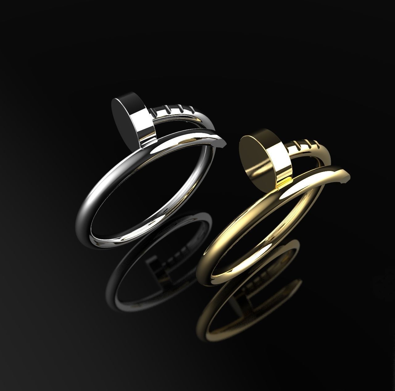 Ring JUSTE 2 3D print model_7