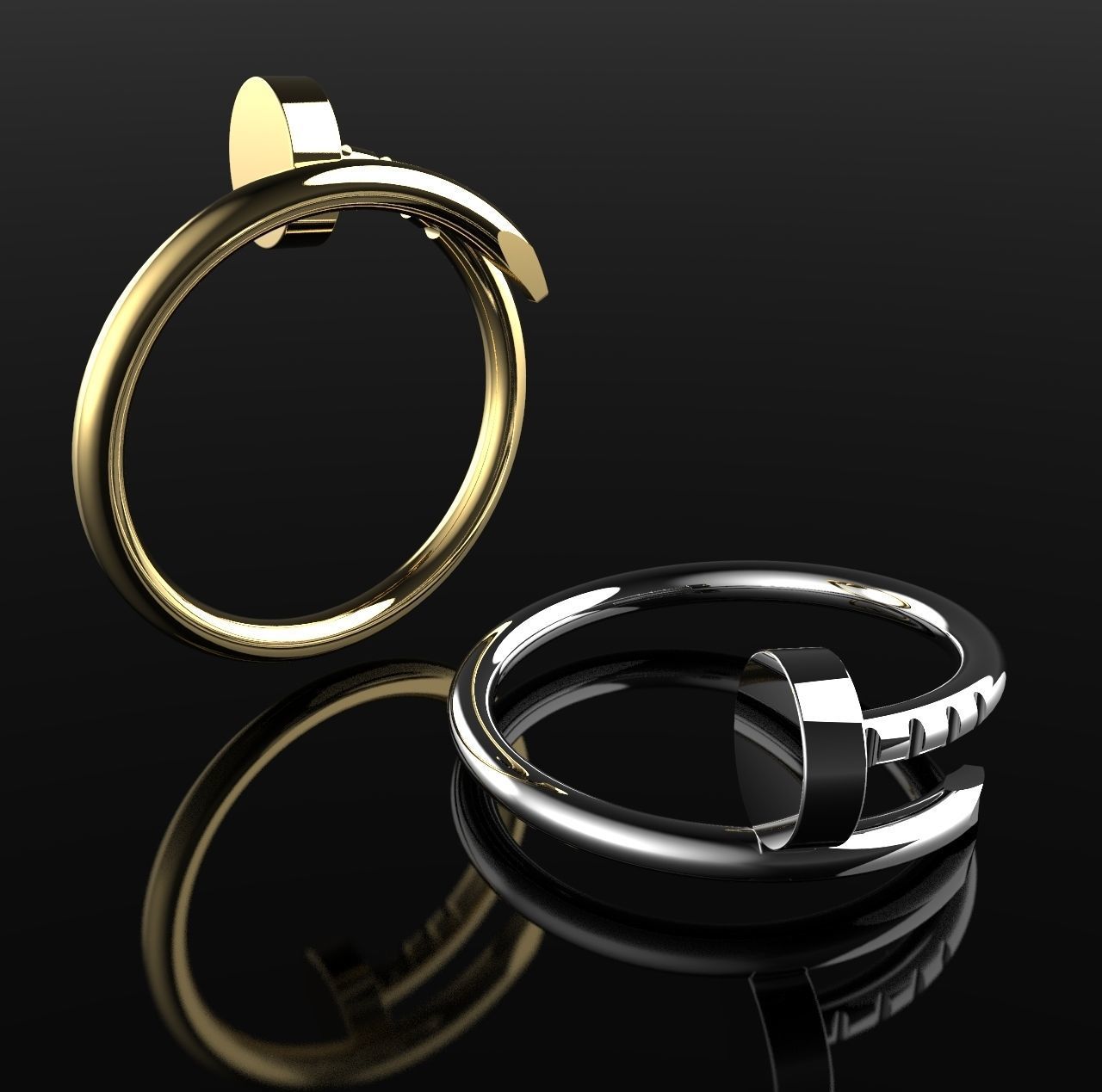 Ring JUSTE 2 3D print model_12