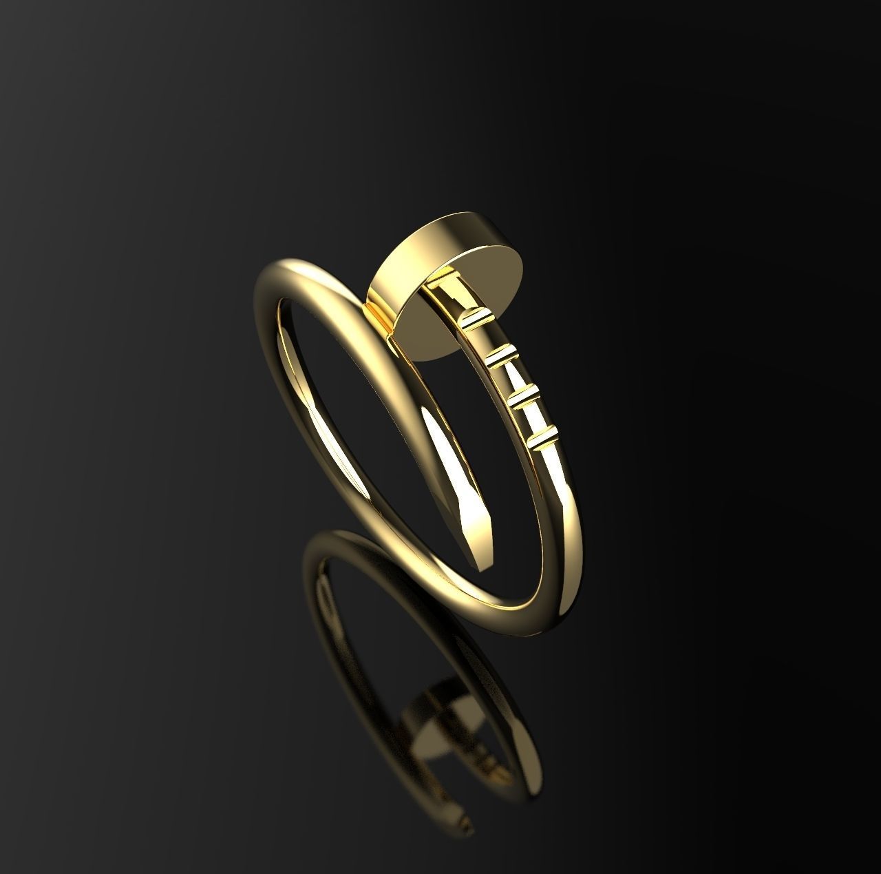 Ring JUSTE 2 3D print model_5