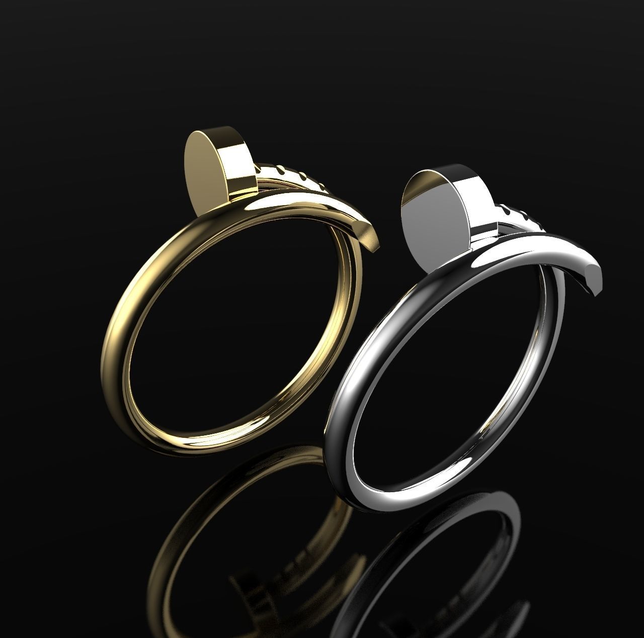 Ring JUSTE 2 3D print model_11