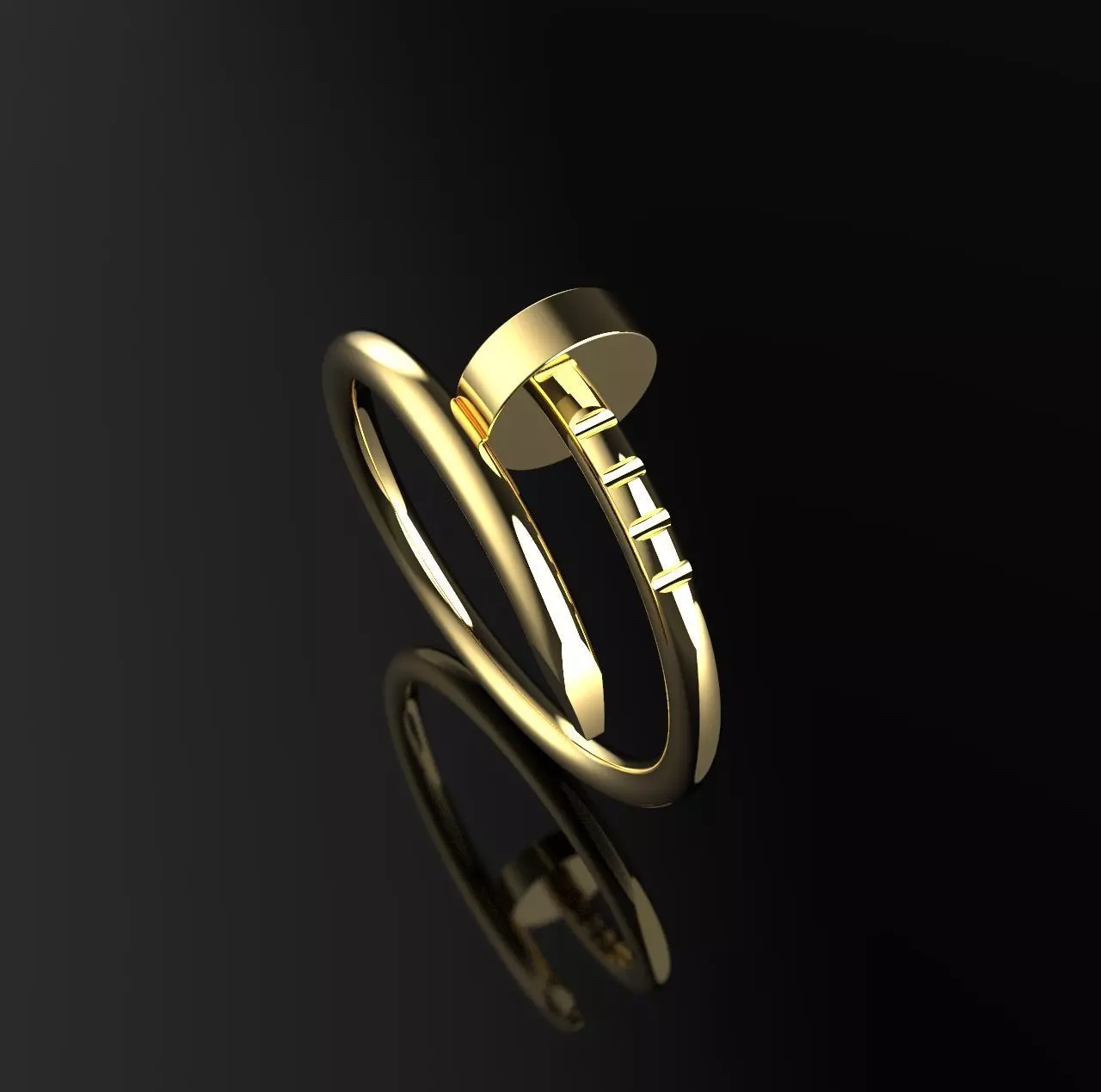 Ring JUSTE 2 3D print model_0