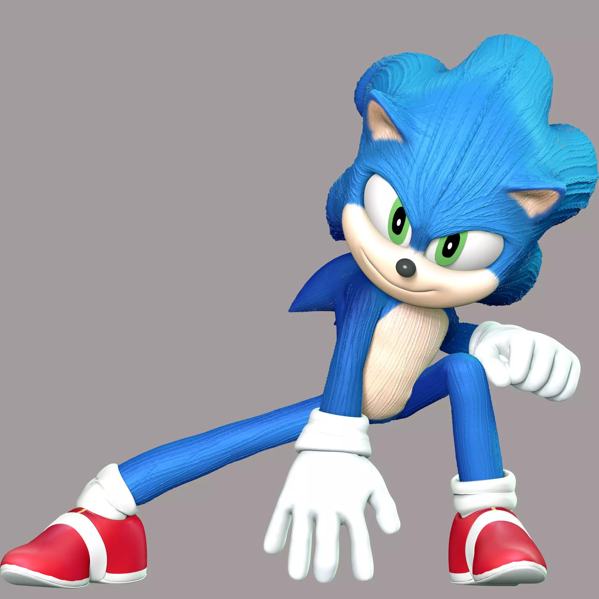 Sonic The Hedgehog 2 3D print model
