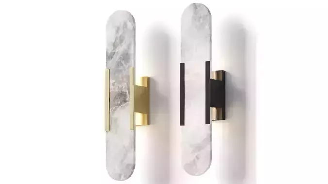 Marble Wall Light Alabaster Lamp Sconce - Etsy