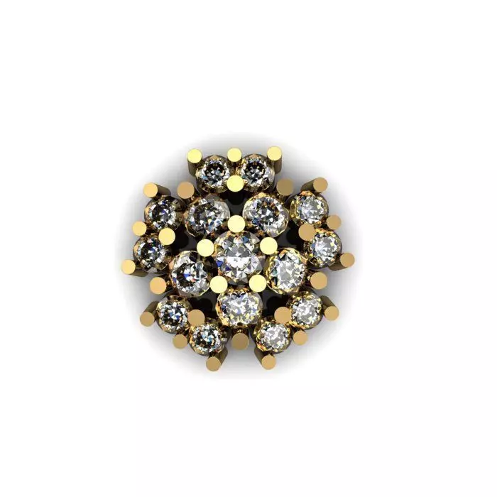 daimond nose pin 3D print model