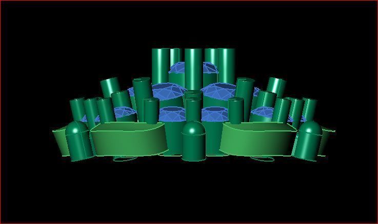 daimond nose pin 3D print model_10