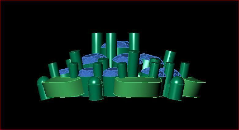 daimond nose pin 3D print model_11