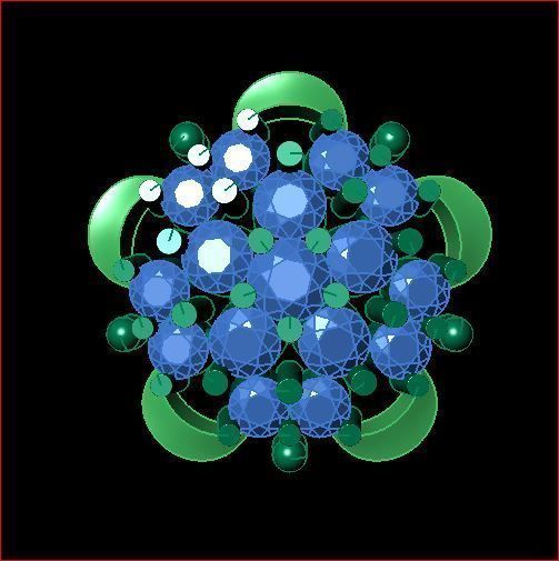 daimond nose pin 3D print model_9