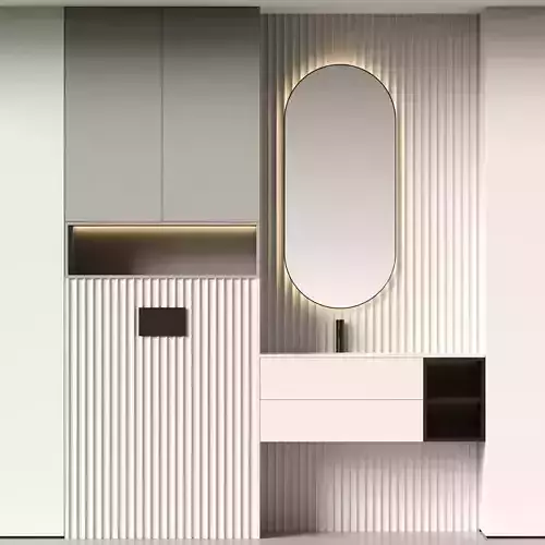 Bathroom set 50 3D model