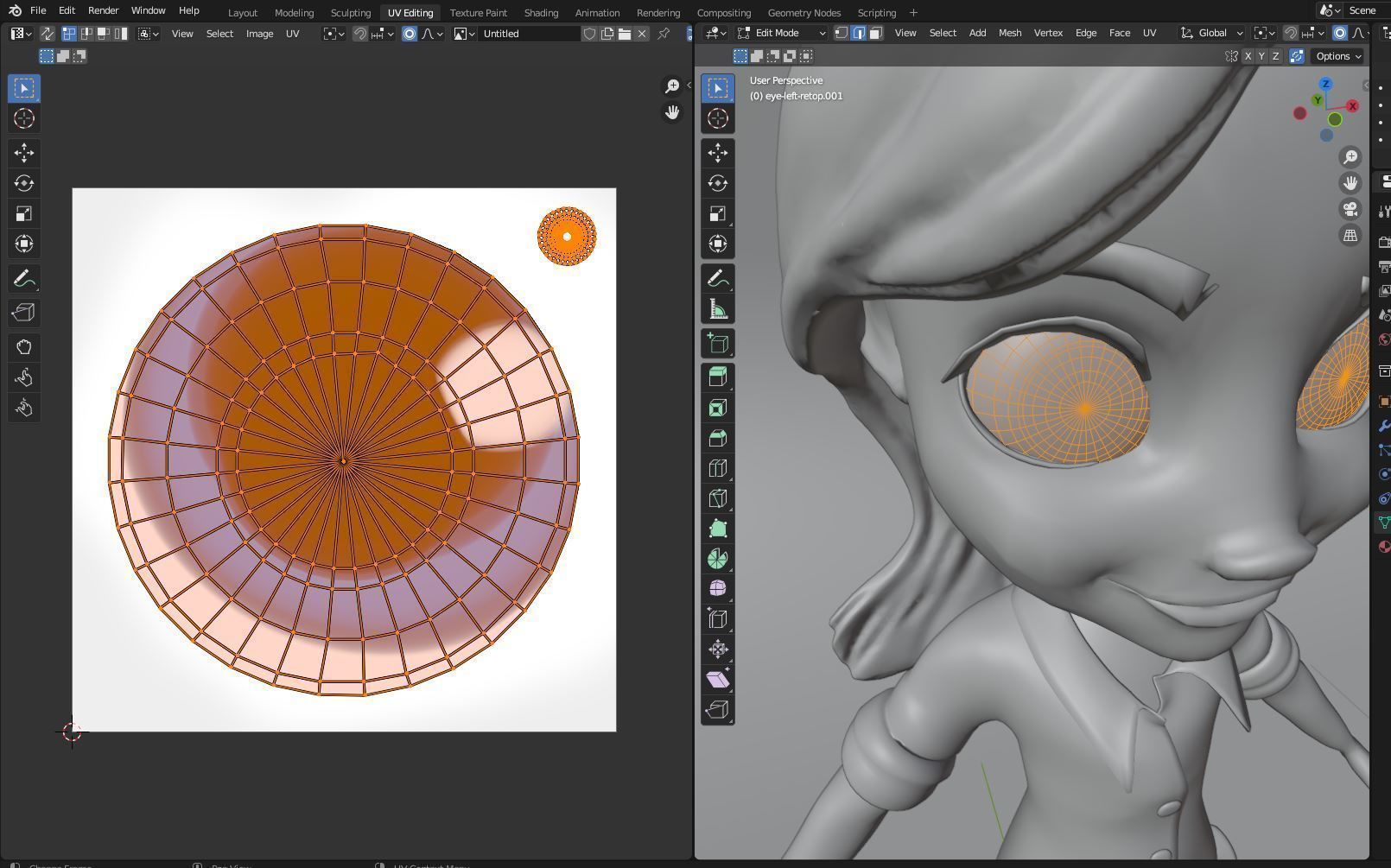 Female nurse  character Low-poly 3D model_10