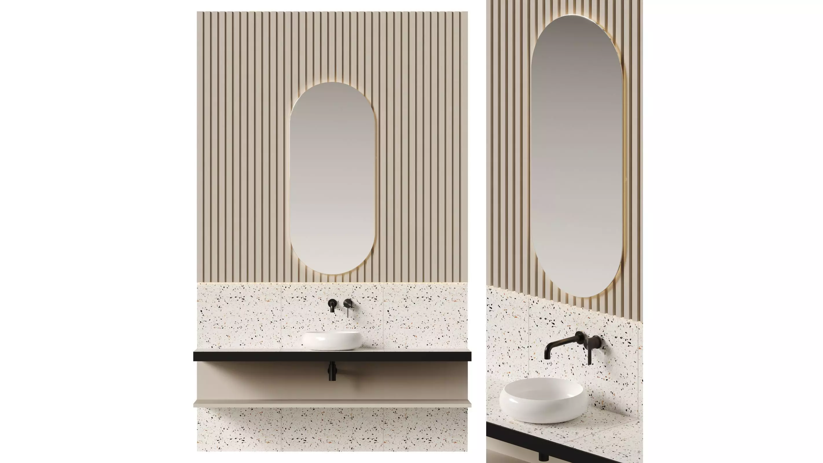 Bathroom set 52 3D model