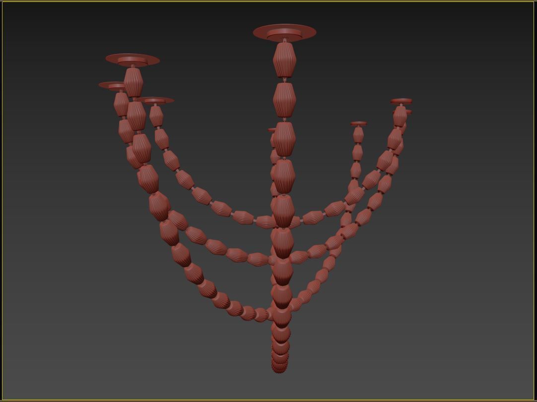 Sean Lavin Collier Pendant Chandelier-005 3D model_7