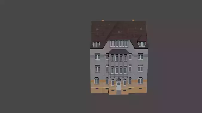 3D Model of Modern Urban Building