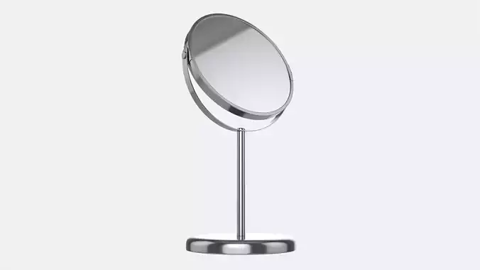 Double-sided Rotating Make-up Mirror 3D model
