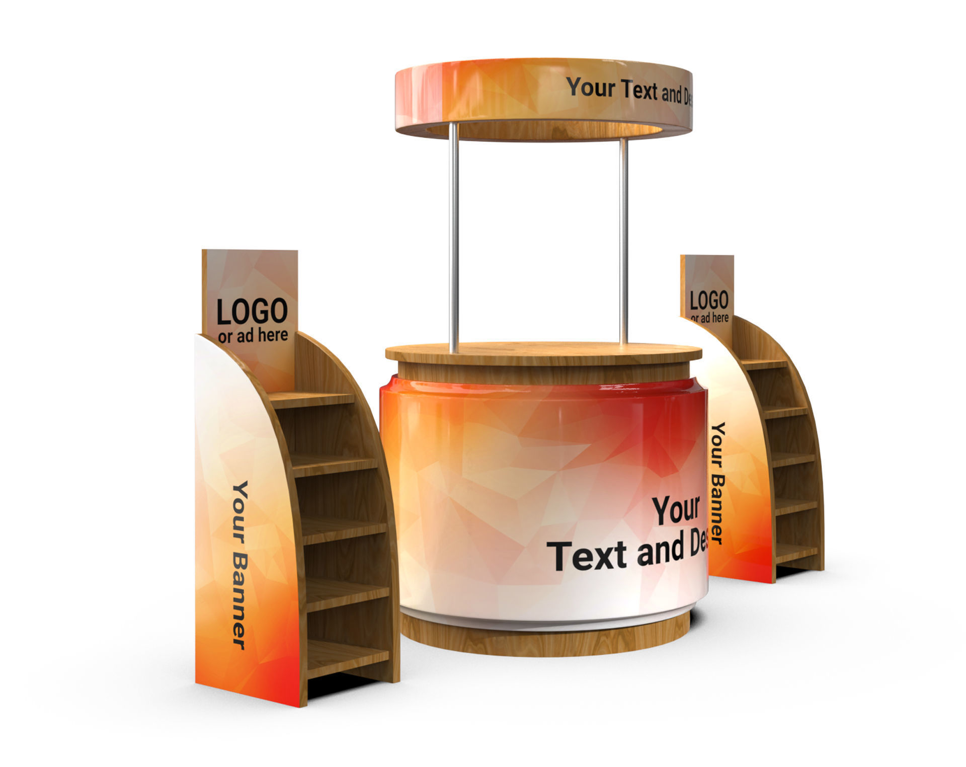 Expo Stand 3D model_3