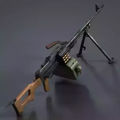 PKM Machine Gun
