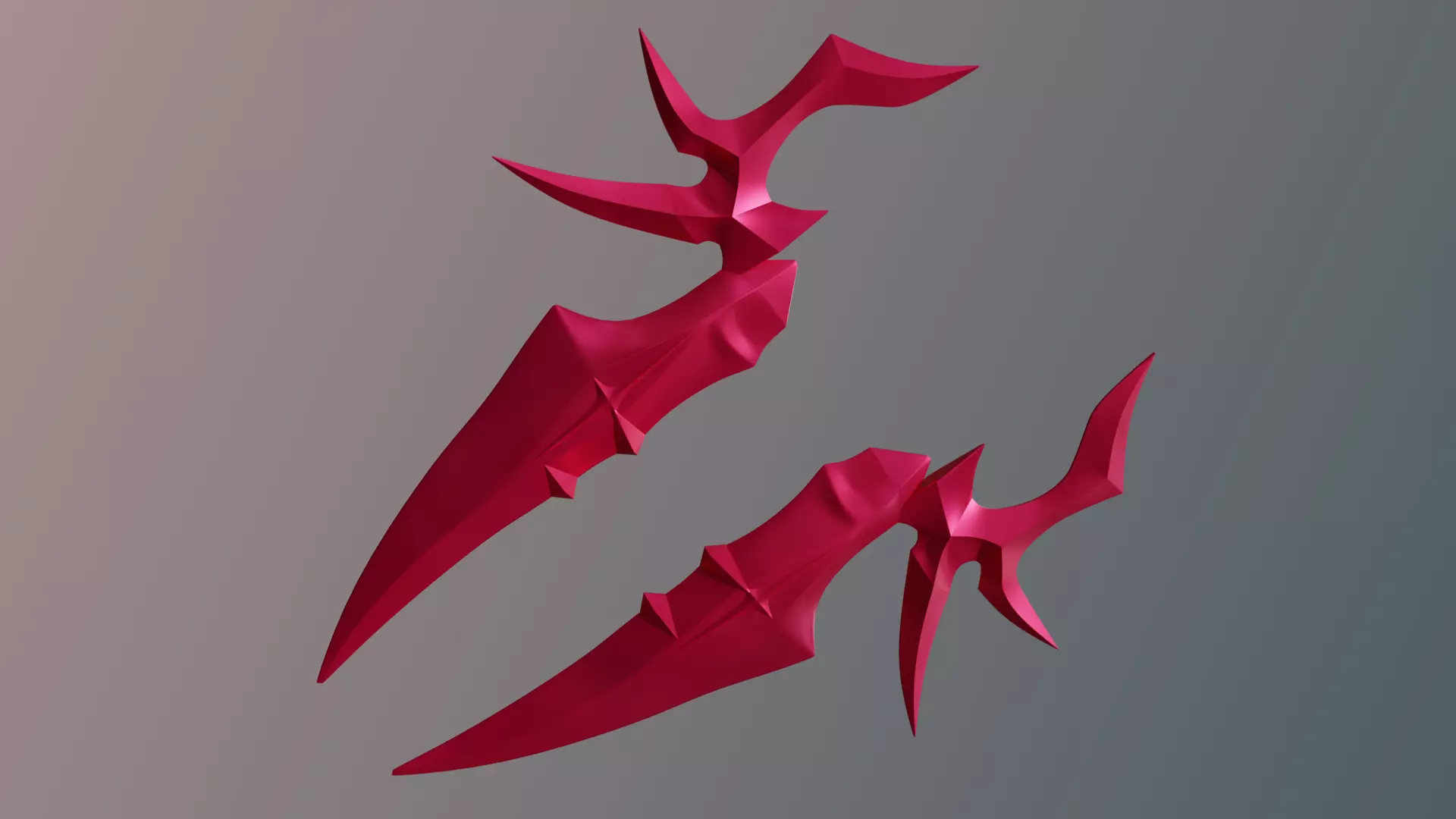 BRIAR blood dagger blade Wild Rift LEAGUE OF LEGENDS 3D print model