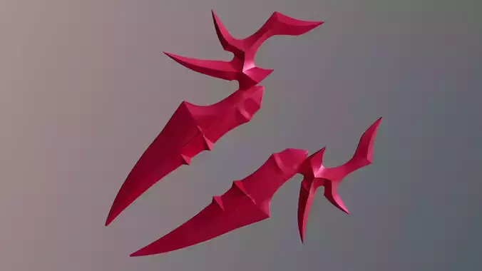 BRIAR blood dagger blade Wild Rift  LEAGUE OF LEGENDS 3D print model