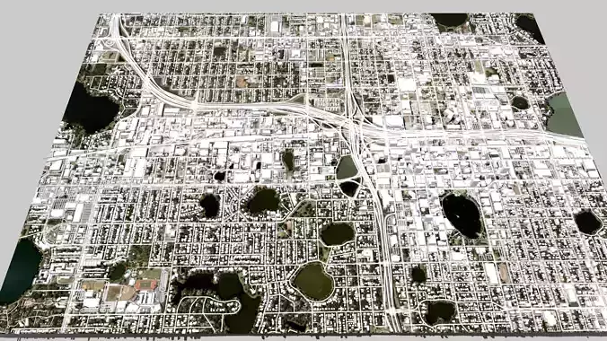 Cityscape Orlando Florida USA 